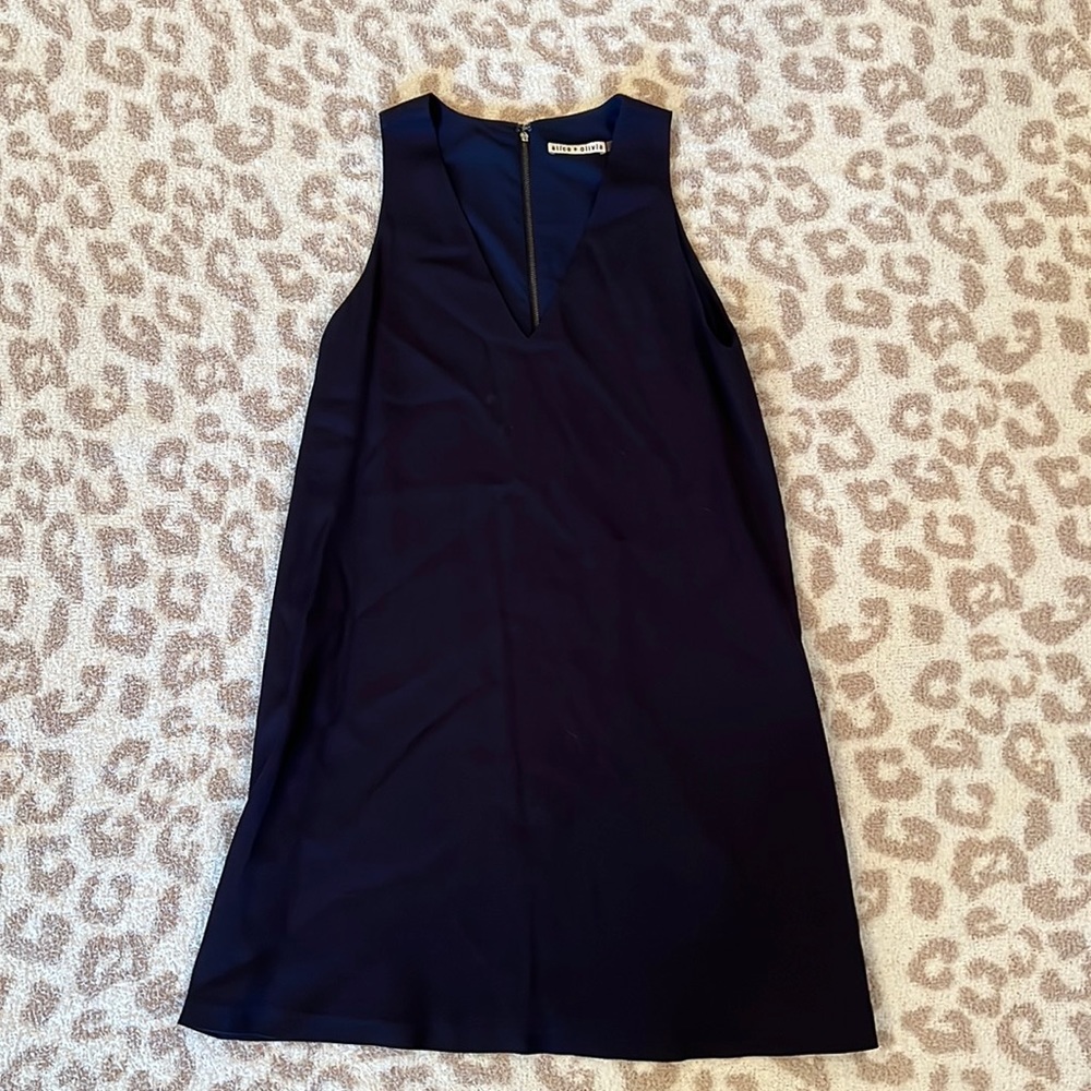 Alice + Olivia Navy Blue Dress